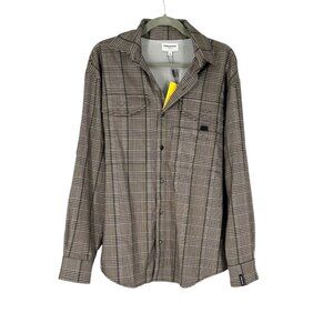 NWT Bobblehaus Men’s Plaid Utility Button Up Shirt